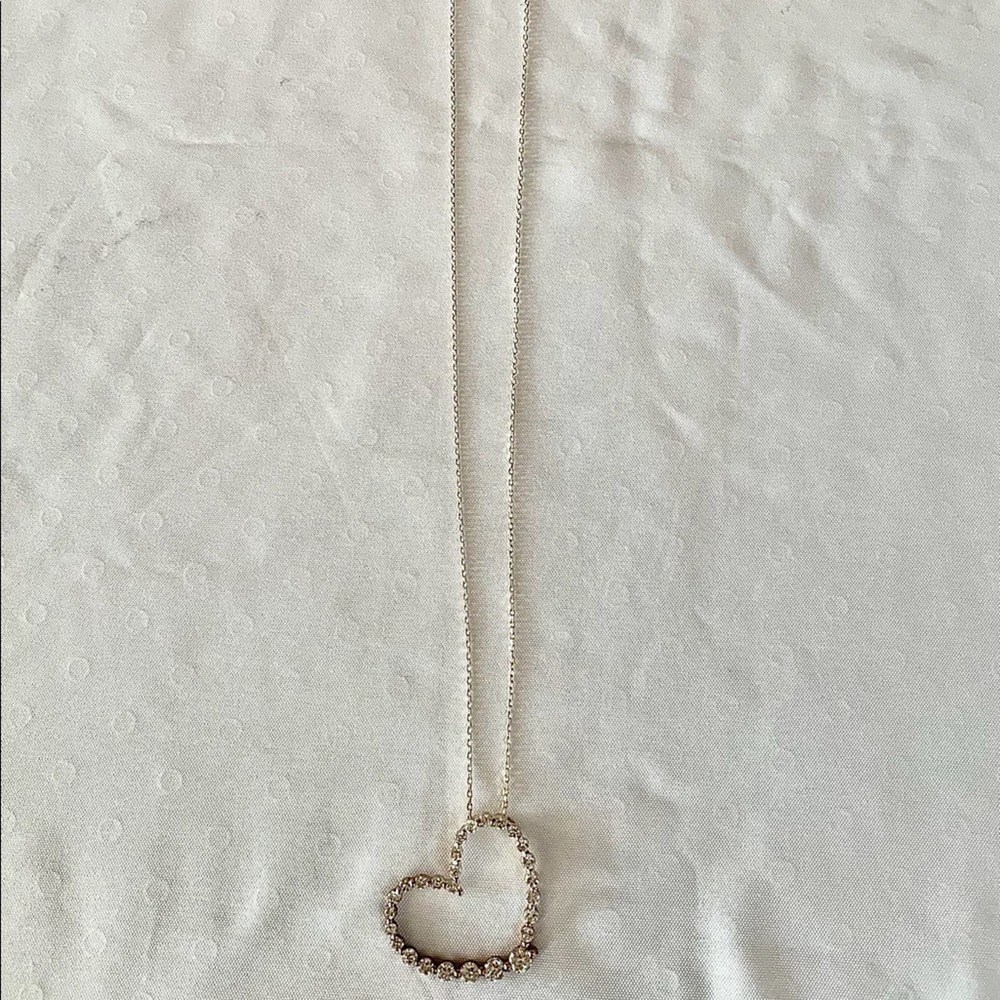 Sterling Silver heart necklace - Picture 9 of 12